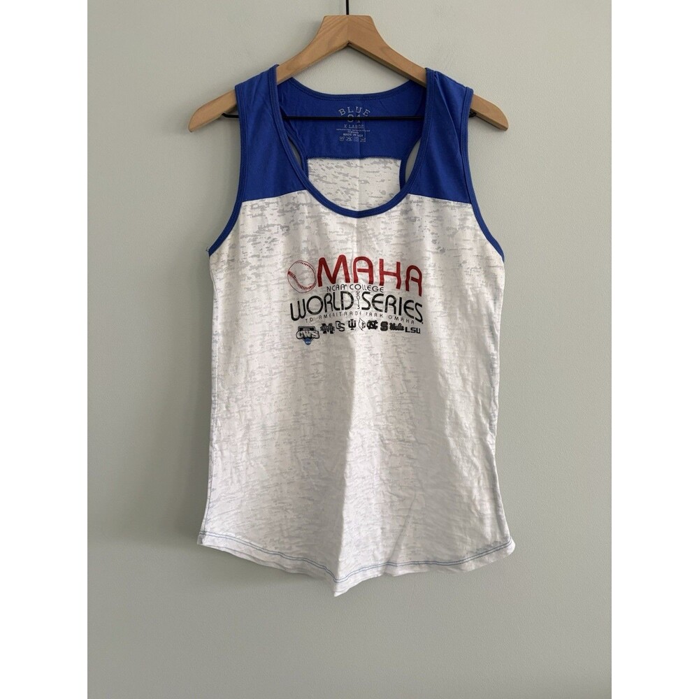 OMAHA NCAA College World Series 2013 Tank Top Semi Sheer Womens Size XL